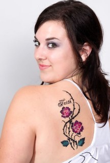 Tattoos for Now Airbrush Rose Tattoo