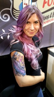 Koi Half Sleeve Airbrush Tattoo