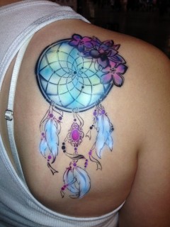 Dreamcatcher Airbrush Tattoo