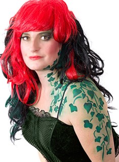 Poison Ivy Airbrush by Tattoos for Nowfor-now2