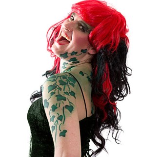 Poison Ivy Airbrush by Tattoos for Now