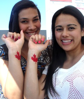 Maple Leaf Airbrush Tattoos