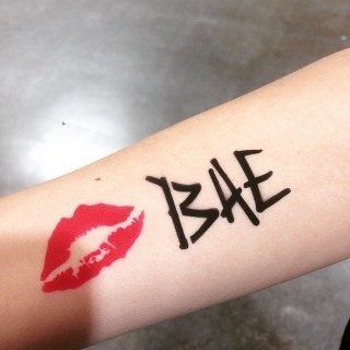 bae airbrush tattoo