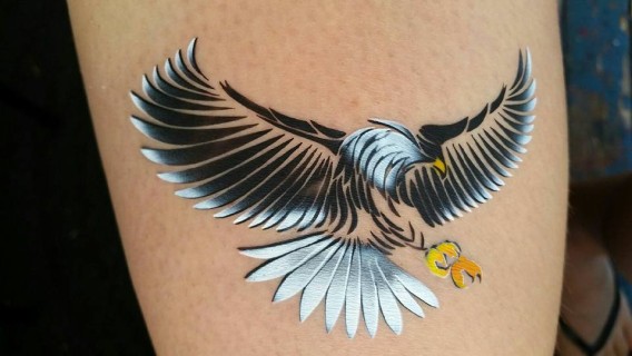 eagle airbrush tattoo