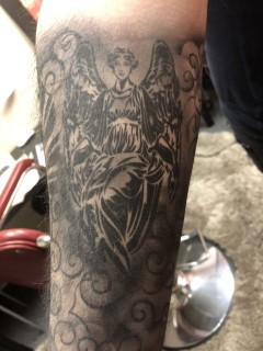 angel custom tattoo