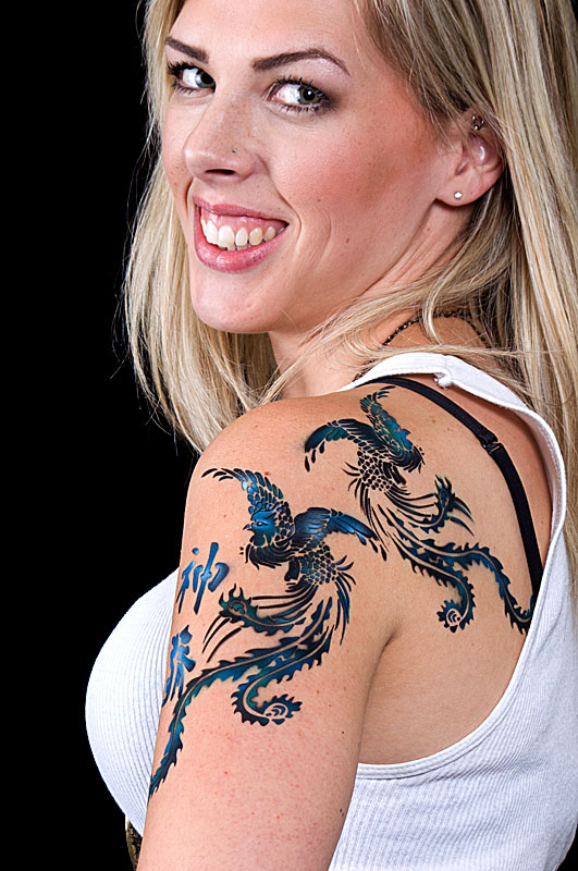 Custom airbrush tattoo – Tattoos For Now